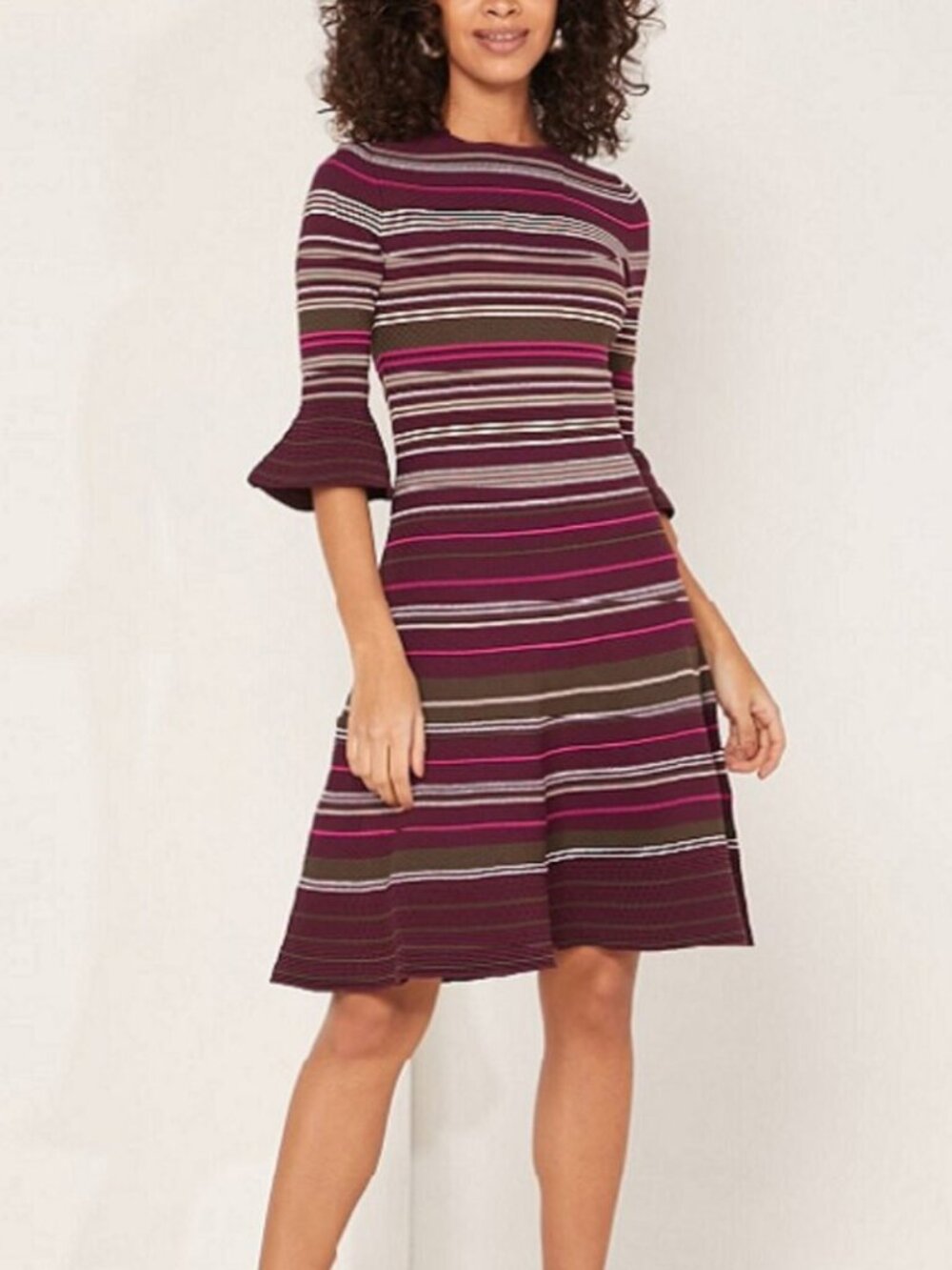 Ted Baker London Plum Striped Dress